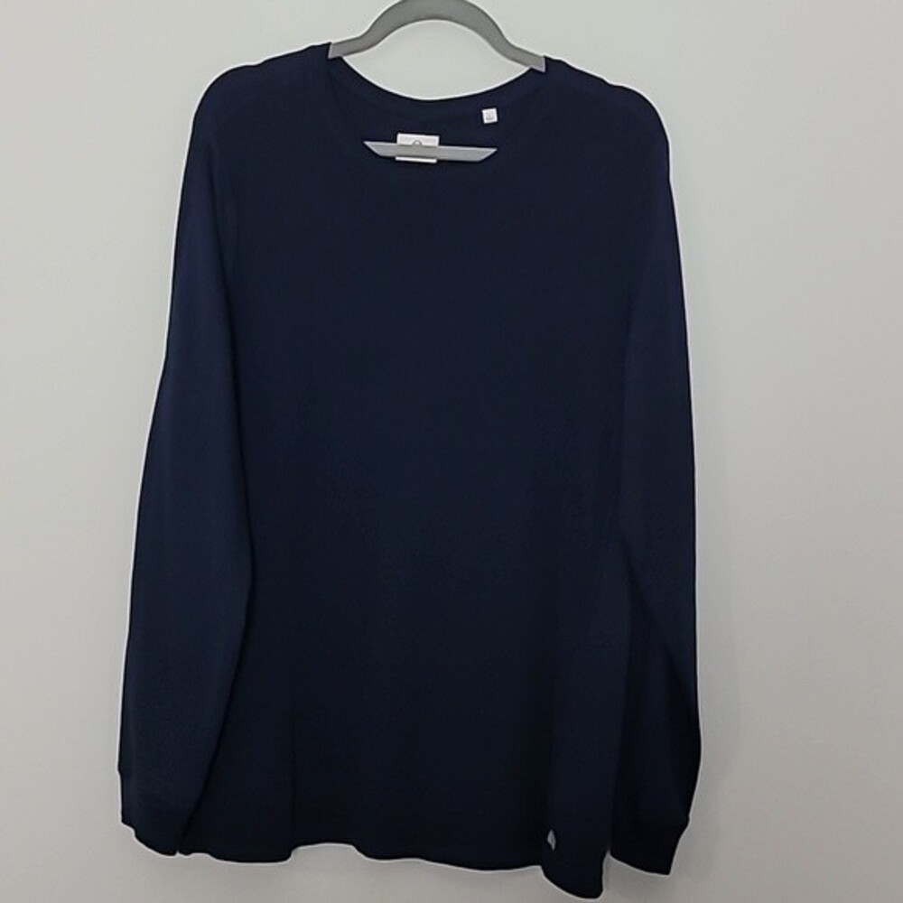 Adriano Goldschmied Navy Cotton Pullover sweatshirt Sz L